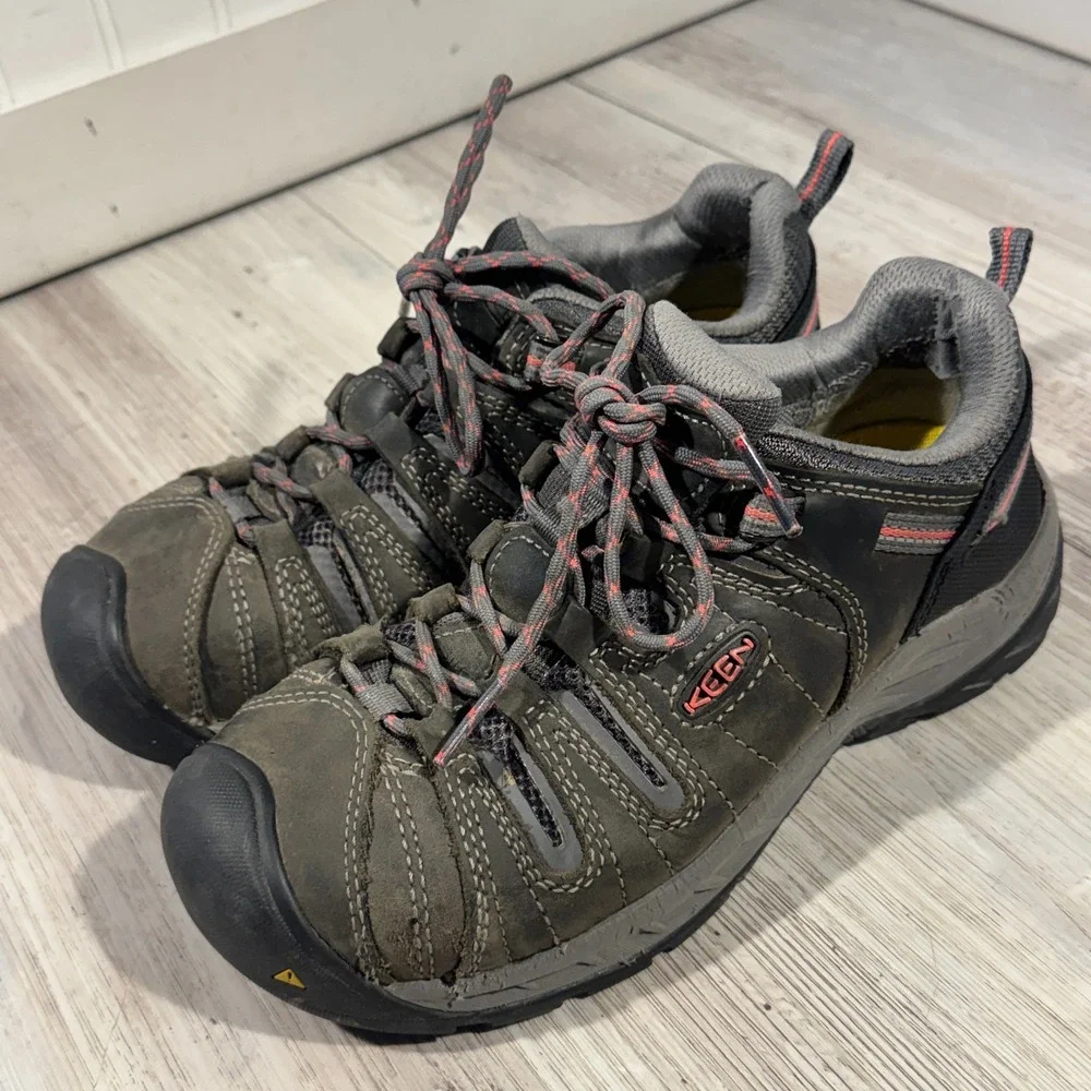 KEEN Utility Women's Flint 2 Low Steel Toe Non Slip Work Shoe Size 7M 1023232M‎